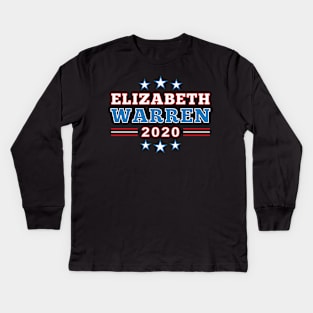 Democrat Elizabeth Warren for President 2020 Campaign Kids Long Sleeve T-Shirt